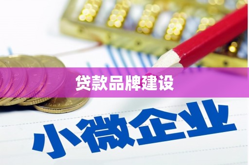 新晃贷款品牌建设