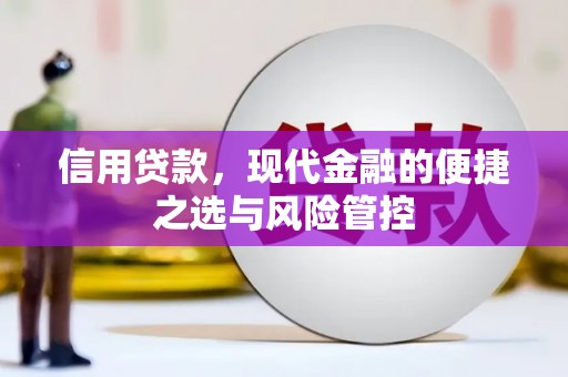 新晃信用贷款，现代金融的便捷之选与风险管控