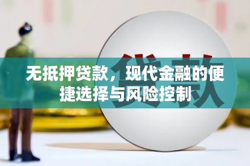 新晃无抵押贷款，现代金融的便捷选择与风险控制