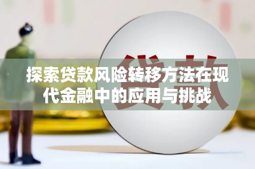 新晃探索贷款风险转移方法在现代金融中的应用与挑战