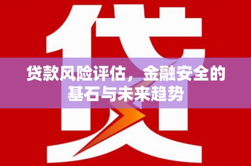 新晃贷款风险评估，金融安全的基石与未来趋势