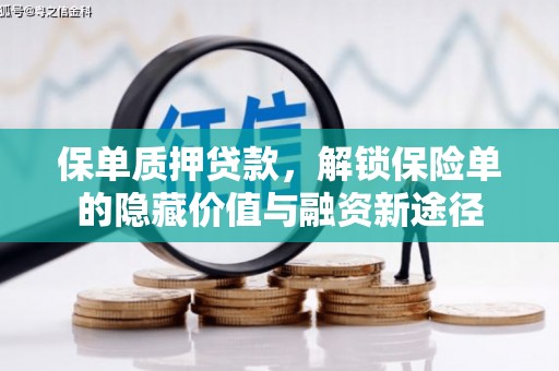 新晃保单质押贷款，解锁保险单的隐藏价值与融资新途径