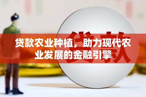 新晃贷款农业种植，助力现代农业发展的金融引擎