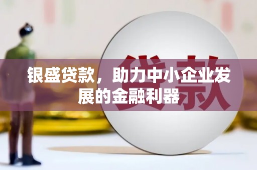 新晃银盛贷款，助力中小企业发展的金融利器