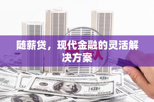 新晃随薪贷，现代金融的灵活解决方案