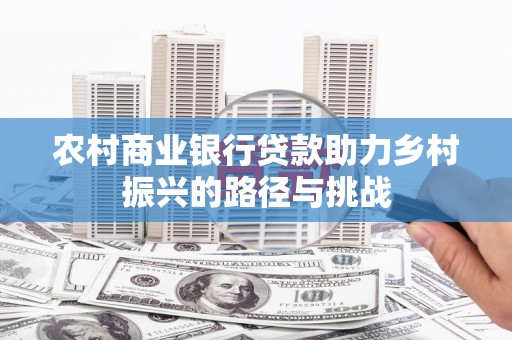 新晃农村商业银行贷款助力乡村振兴的路径与挑战