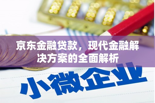 新晃京东金融贷款，现代金融解决方案的全面解析