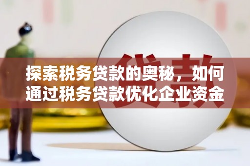 新晃探索税务贷款的奥秘，如何通过税务贷款优化企业资金流