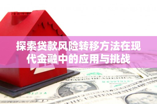 新晃探索贷款风险转移方法在现代金融中的应用与挑战