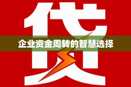 新晃企业资金周转的智慧选择