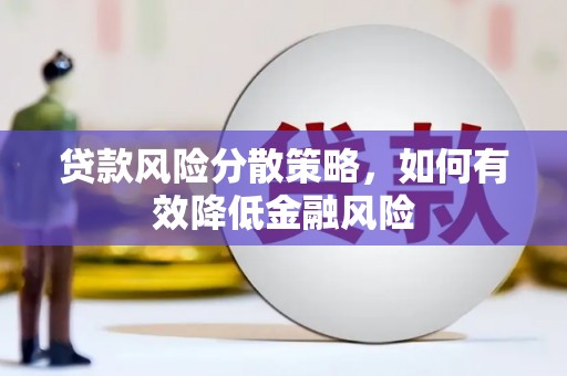 新晃贷款风险分散策略，如何有效降低金融风险