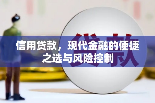 新晃信用贷款，现代金融的便捷之选与风险控制