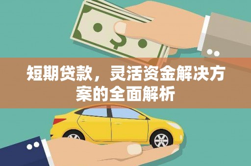 新晃短期贷款，灵活资金解决方案的全面解析