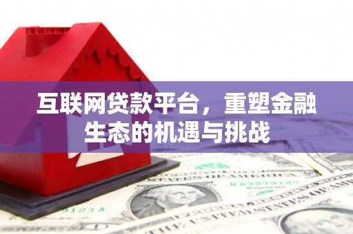 新晃互联网贷款平台，重塑金融生态的机遇与挑战