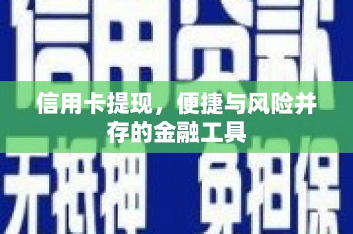 新晃信用卡提现，便捷与风险并存的金融工具