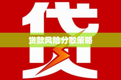 新晃贷款风险分散策略