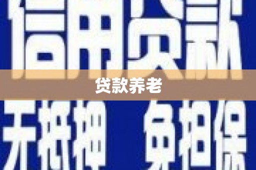 新晃贷款养老