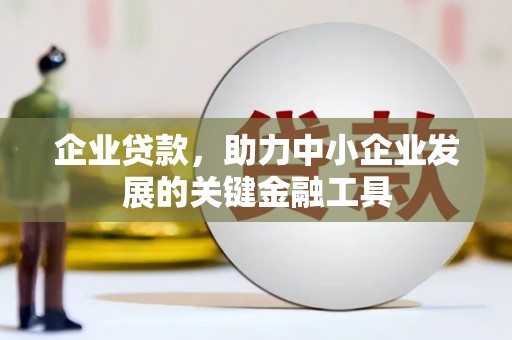 新晃企业贷款，助力中小企业发展的关键金融工具