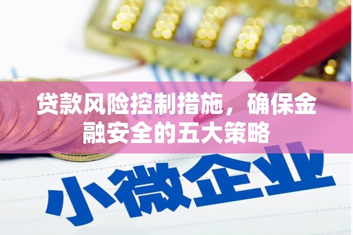 新晃贷款风险控制措施，确保金融安全的五大策略