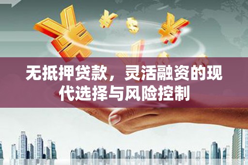 新晃无抵押贷款，灵活融资的现代选择与风险控制
