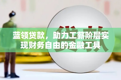 新晃蓝领贷款，助力工薪阶层实现财务自由的金融工具