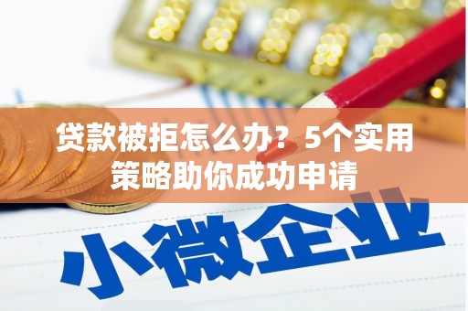 新晃贷款被拒怎么办？5个实用策略助你成功申请