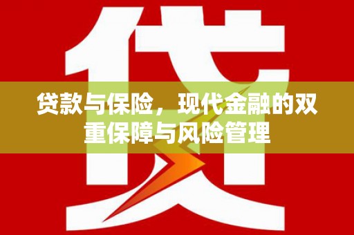 新晃贷款与保险，现代金融的双重保障与风险管理