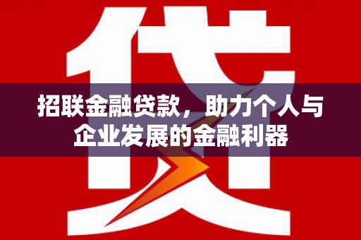 新晃招联金融贷款，助力个人与企业发展的金融利器