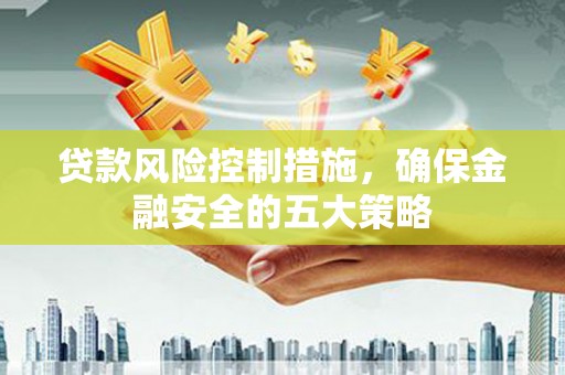 新晃贷款风险控制措施，确保金融安全的五大策略