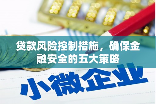新晃贷款风险控制措施，确保金融安全的五大策略