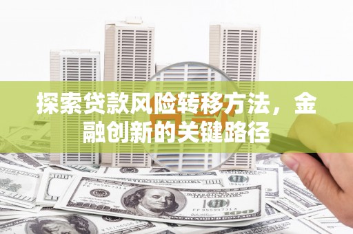 新晃探索贷款风险转移方法，金融创新的关键路径