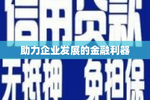 新晃助力企业发展的金融利器