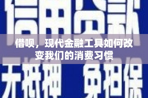 新晃借呗，现代金融工具如何改变我们的消费习惯