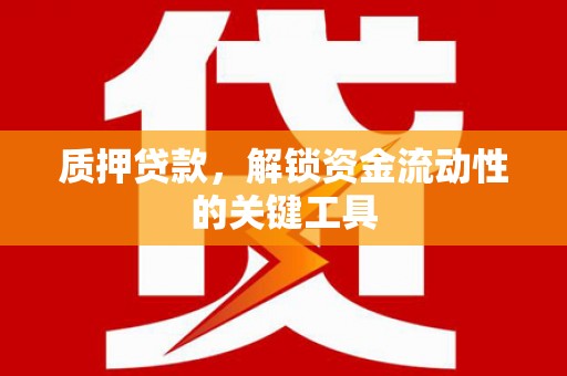 新晃质押贷款，解锁资金流动性的关键工具