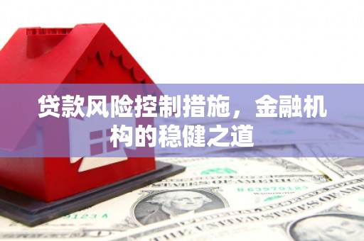 新晃贷款风险控制措施，金融机构的稳健之道