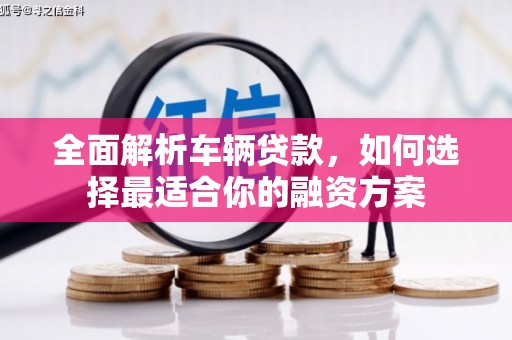 新晃全面解析车辆贷款，如何选择最适合你的融资方案