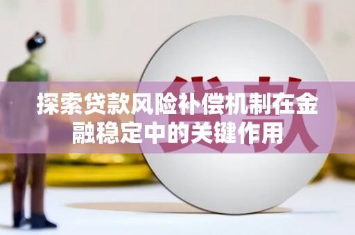 新晃探索贷款风险补偿机制在金融稳定中的关键作用