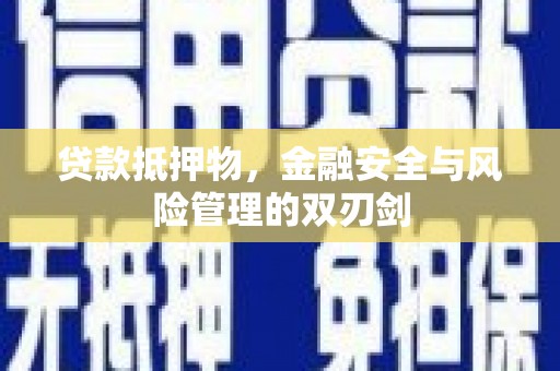 新晃贷款抵押物，金融安全与风险管理的双刃剑