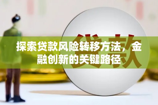 新晃探索贷款风险转移方法，金融创新的关键路径