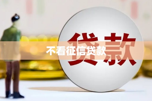 新晃不看征信贷款