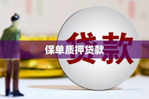 新晃保单质押贷款