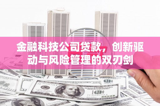 新晃金融科技公司贷款，创新驱动与风险管理的双刃剑